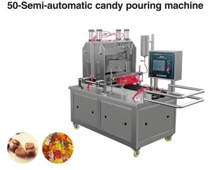 Dispensador de fabricação de doces de máquina completa para a produção de doces duros/bolinhos/goma pequenos