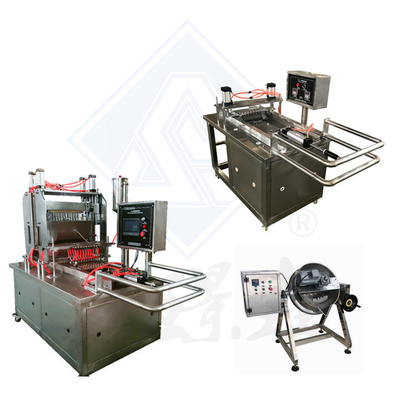 Função da máquina Anéis de depósito Máquina de fabricação de gomas para produção de doces de geleia