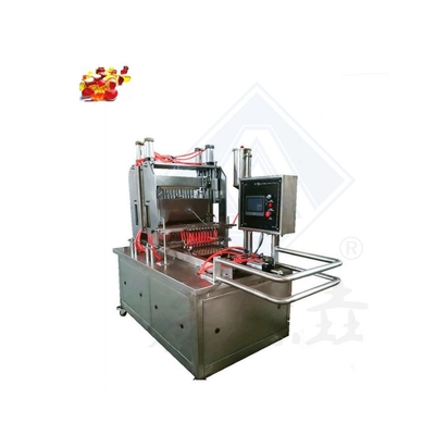 Máquina de fabricação de doces de goma de alta produtividade para morangos ursos maçãs alto rendimento