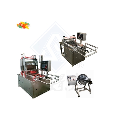 Máquina de fabricação de doces de goma de alta produtividade para morangos ursos maçãs alto rendimento