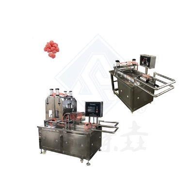 Máquina de fabricação de doces de goma de alta produtividade para morangos ursos maçãs alto rendimento