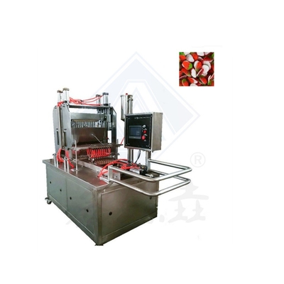 Máquina de fabricação de doces de goma de alta produtividade para morangos ursos maçãs alto rendimento