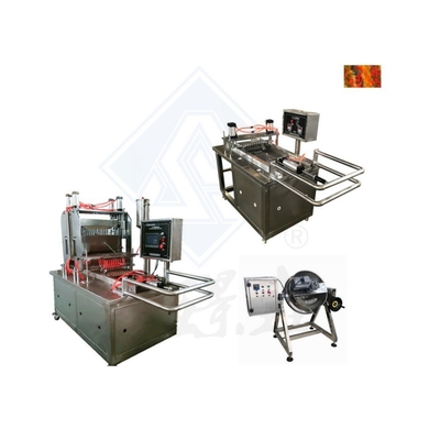 220V 3kw Commercial Ananas Soft Candy Maker Máquina de Fabricação de Doces Gummy com Design