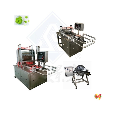 220V 3kw Commercial Ananas Soft Candy Maker Máquina de Fabricação de Doces Gummy com Design