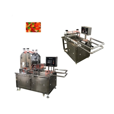 500 kg de capacidade Anéis de urso Pizza goma doces máquina de fabricação para confeitaria à base de açúcar
