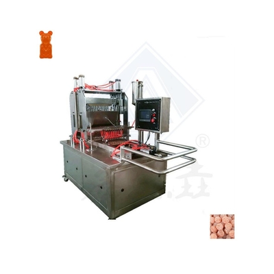 Máquina multifuncional de aço inoxidável para produção de doces de goma de mirtilo variados
