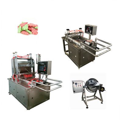 Máquina multifuncional de aço inoxidável para produção de doces de goma de mirtilo variados