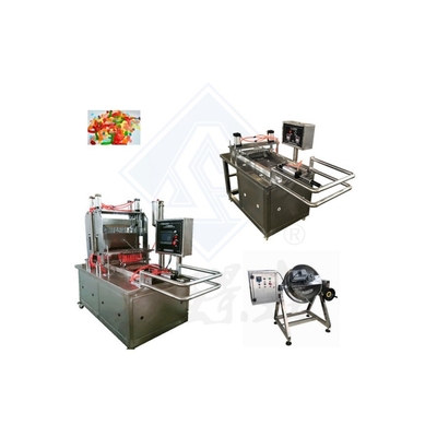 Máquina multifuncional de aço inoxidável para produção de doces de goma de mirtilo variados
