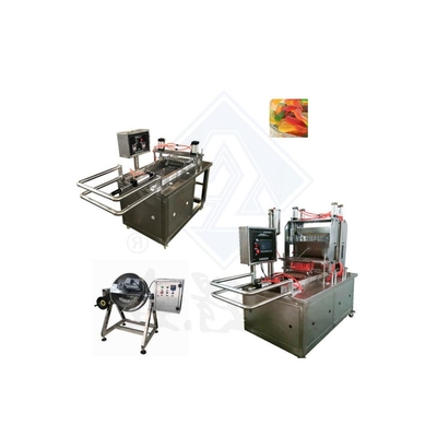 Máquina avançada de fabricação de doces de aço inoxidável de 3kw pêra maçã pectina gelatina goma