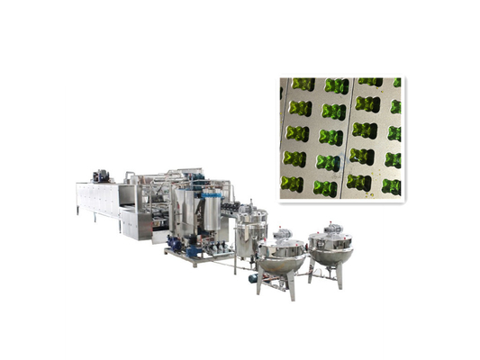 Máquina automática de fabricação de doces de hortelã-pimenta com pectina