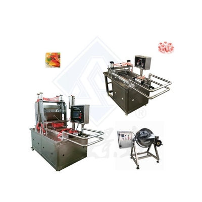 Lojas de alimentos e bebidas Máquina de fazer doces de goma de gelatina doce 50 kg / h com 3kw de potência