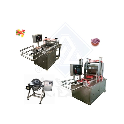 Função da máquina de depósito Máquina de fabricação de doces de goma 500 kg para anéis de maçã doces