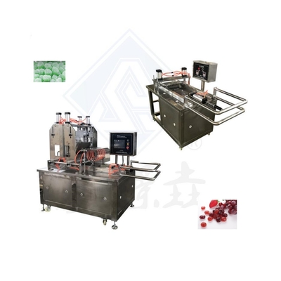 Função da máquina de depósito Máquina de fabricação de doces de goma 500 kg para anéis de maçã doces