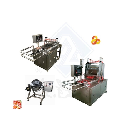 1900*900*1620mm Máquina de depósito de doces de folhas de urso Máquina de fabricação de doces de goma Multifuncional