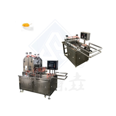 Aço inoxidável 1900*900*1620mm Máquina de depósito de gomas variadas para fabricação de doces gomosos