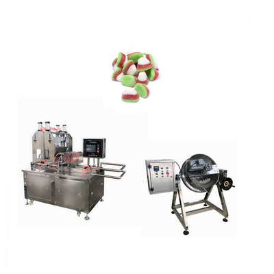 Máquina de depósito de doces moles para produção industrial de doces gelatinosos de 20 a 50 kg/h