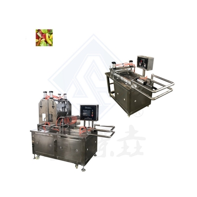 Máquina de depósito de doces moles para produção industrial de doces gelatinosos de 20 a 50 kg/h