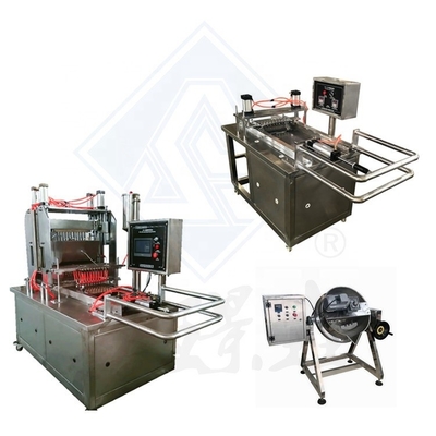 Máquina de produção de doces automática de venda automática de gomas de alta produtividade comprovada pelo CE