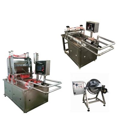Máquina de produção de doces de goma comercial de 220V para produção avançada de 20 a 50 kg