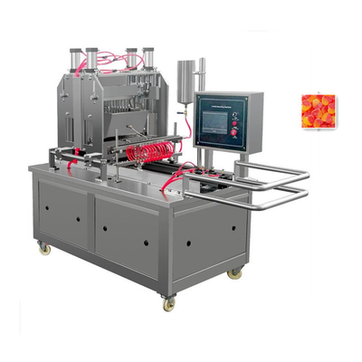 Máquina semi-automática de fabricação de doces de geleia macia 50 kg/h em 1900*900*1620mm Tamanho