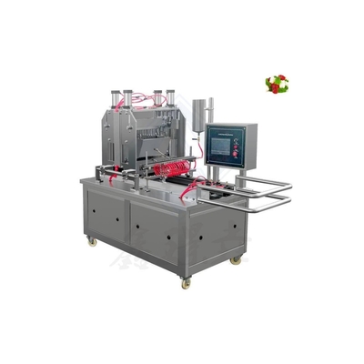 Máquina semi-automática de fabricação de doces de geleia macia 50 kg/h em 1900*900*1620mm Tamanho