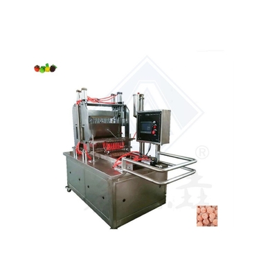 Máquina semi-automática de fabricação de doces de geleia macia 50 kg/h em 1900*900*1620mm Tamanho