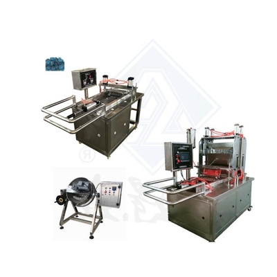 Máquina de fabricação de doces à base de açúcar para fabricação de gelatina industrial