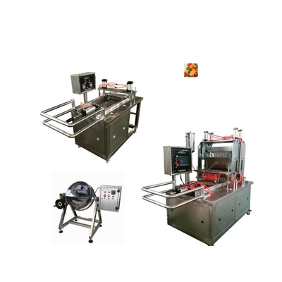 Alta produtividade 50 kg/h Pectina Urso Máquina Depositadora de Goma Goma Gelatina Máquina de Fabricação de Doces 3kw