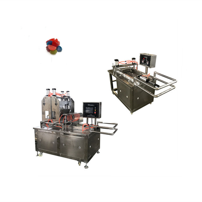 Alta produtividade 50 kg/h Pectina Urso Máquina Depositadora de Goma Goma Gelatina Máquina de Fabricação de Doces 3kw