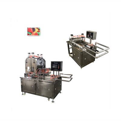 Alta produtividade 50 kg/h Pectina Urso Máquina Depositadora de Goma Goma Gelatina Máquina de Fabricação de Doces 3kw