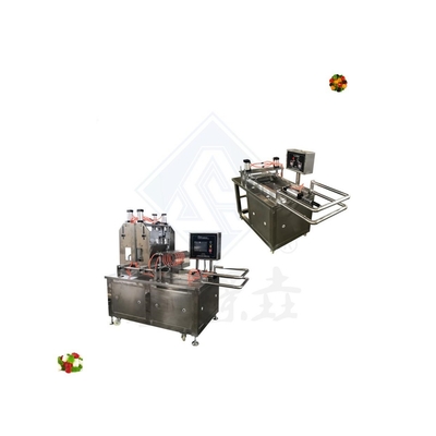 20-50kg/h Máquina de fabricação de doces de goma de feijão de frutas multifuncional