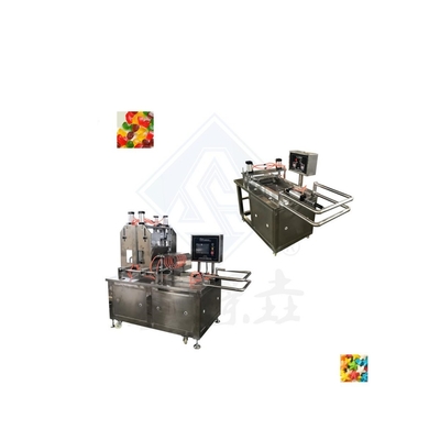20-50kg/h Máquina de fabricação de doces de goma de feijão de frutas multifuncional