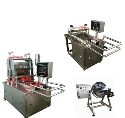 Máquina avançada para fazer doces com geleia para doces 500 kg de produção automática