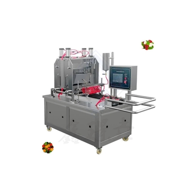 Máquina de Fabricação de Dois Cores Gomes Depositador Geleia Gomes Doces Máquina Multifuncional