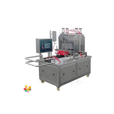 Máquina de Fabricação de Dois Cores Gomes Depositador Geleia Gomes Doces Máquina Multifuncional