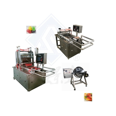 500 kg de gomas comerciais depositando gelatina gomas doces máquina de fabricação para a performance