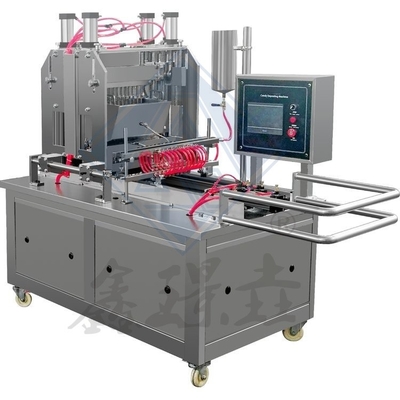 Máquina automática de bombons de goma para fazer bombons de pectina de chocolate de caramelo macio e duro