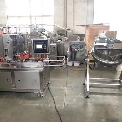 Máquina de verter doces moles de alta produtividade para linha de produção de bolo de açúcar