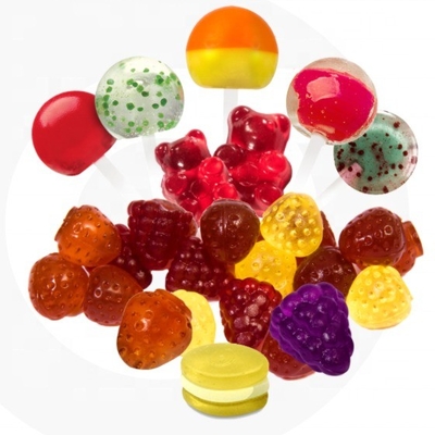 Máquina de doces de geléia dura / macia de sabor múltipla personalizável para doces e muito mais