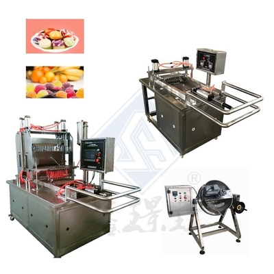 Pequena máquina de fazer doces com geleia com alta produtividade e fácil operação 500kg