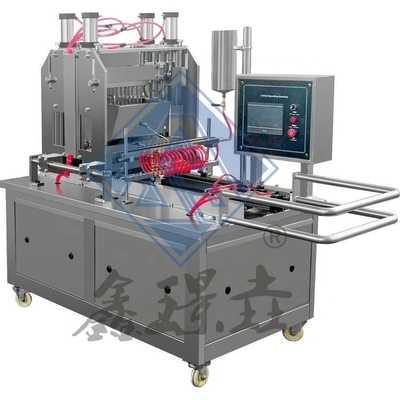 Equipamento de processamento de alimentos 500 kg Mini Máquina de fabricação de doces de goma moles semiautomática
