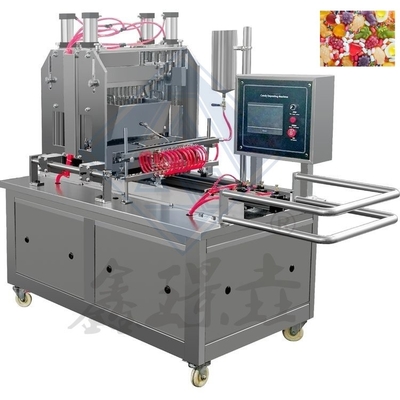 Máquina automática de fabricação de doces duros de aço inoxidável fácil de limpar 1900*980*1700mm