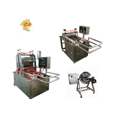 Máquina de depósito de doces para ursos de linha feijão