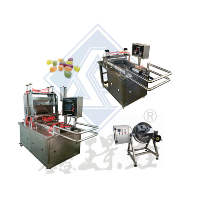 Máquina semiautomática de enchimento de doces para doces moles e duros à base de frutose