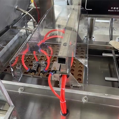Máquina de enchimento de doces suave e dura com controle servo manual semiautomático baseado em frutose
